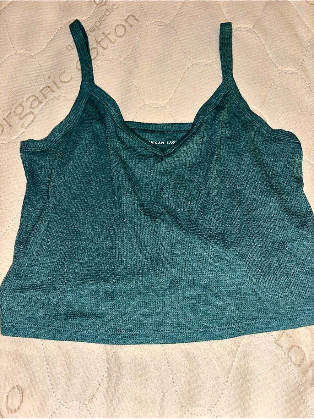 American Eagle Green Camisole Size M/L (8/10) Like New